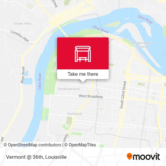 Mapa de Vermont @ 36th