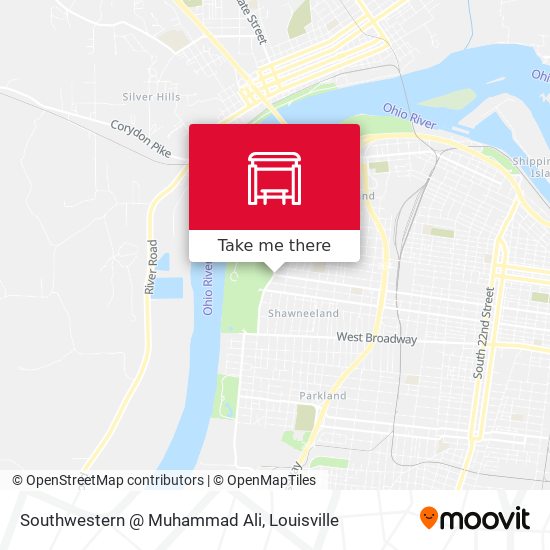 Southwestern @ Muhammad Ali map