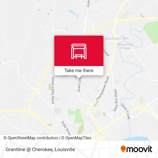 Grantline @ Cherokee map