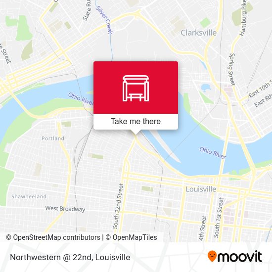 Mapa de Northwestern @ 22nd