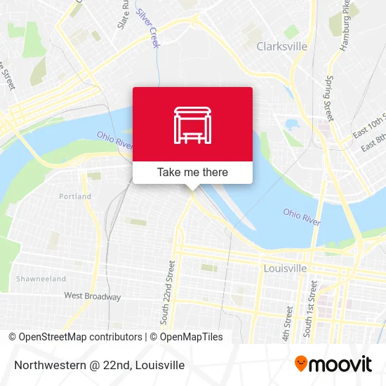 Northwestern @ 22nd map