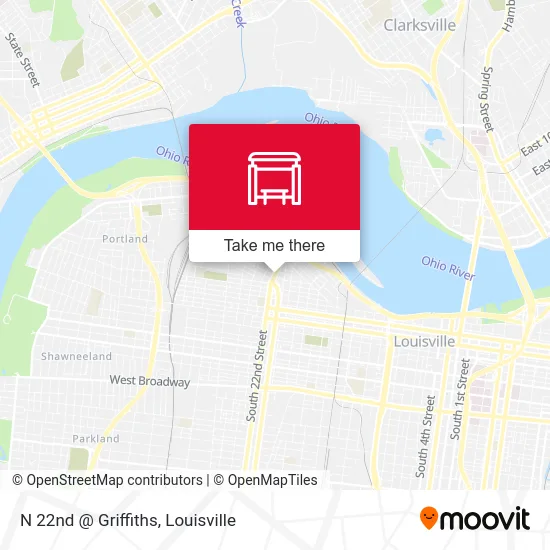 N 22nd @ Griffiths map