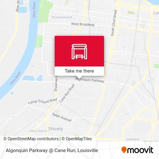 Algonquin Parkway @ Cane Run map