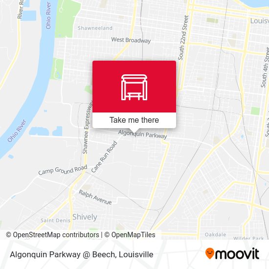 Mapa de Algonquin Parkway @ Beech