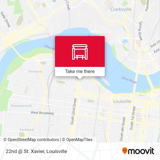 Mapa de 22nd @ St. Xavier