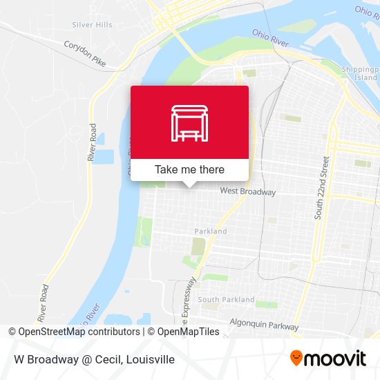 Mapa de W Broadway @ Cecil