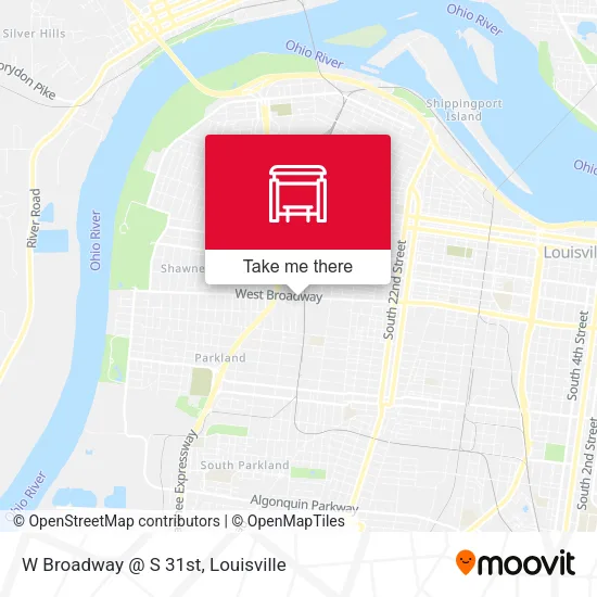 Mapa de W Broadway @ S 31st