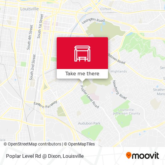 Poplar Level Rd @ Dixon map