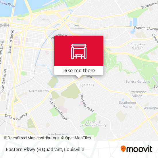 Mapa de Eastern Pkwy @ Quadrant