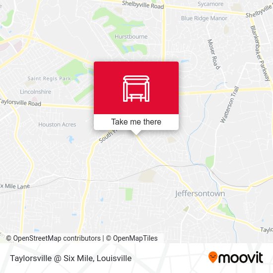 Taylorsville @ Six Mile map
