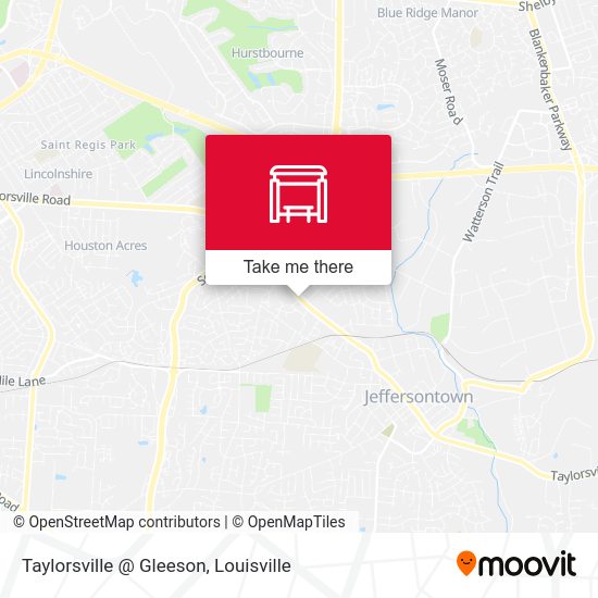 Taylorsville @ Gleeson map