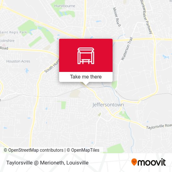 Taylorsville @ Merioneth map