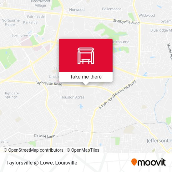 Taylorsville @ Lowe map