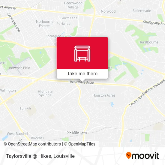 Taylorsville @ Hikes map