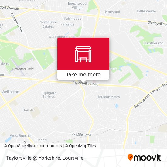 Taylorsville @ Yorkshire map