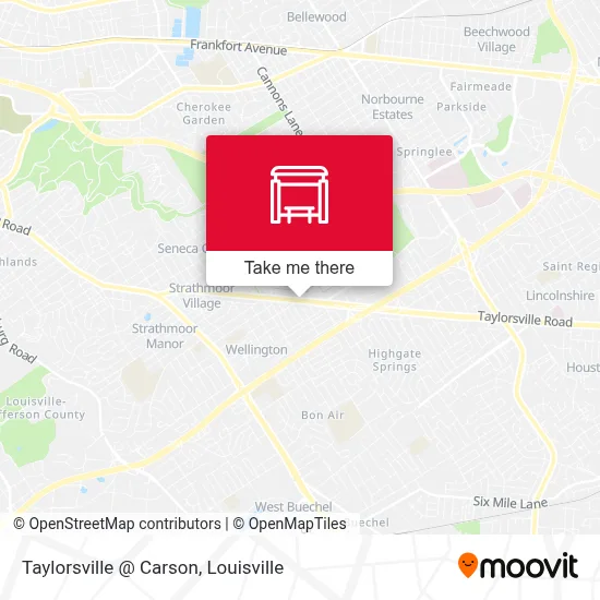 Taylorsville @ Carson map