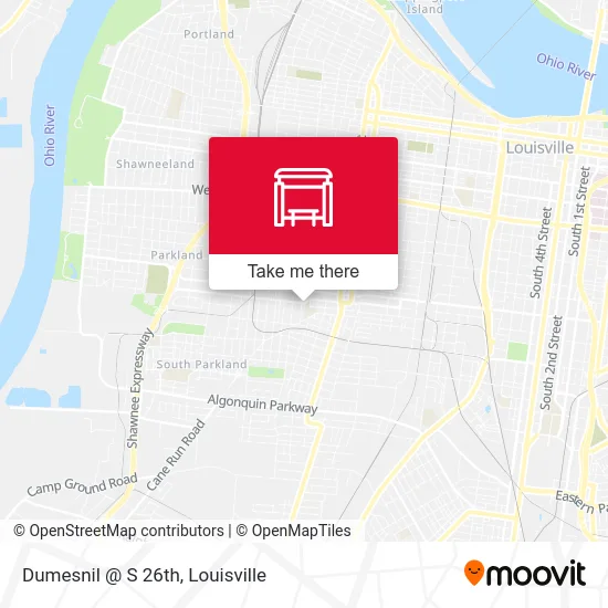 Dumesnil @ S 26th map
