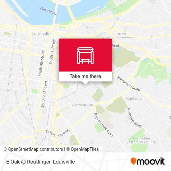 E Oak @ Reutlinger map