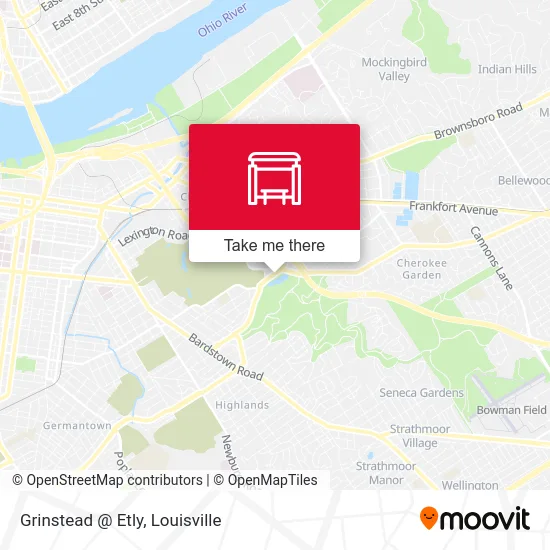 Grinstead @ Etly map