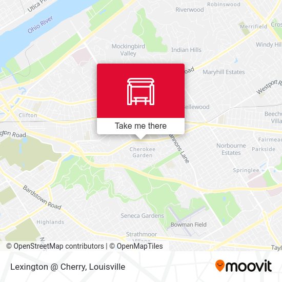 Mapa de Lexington @ Cherry