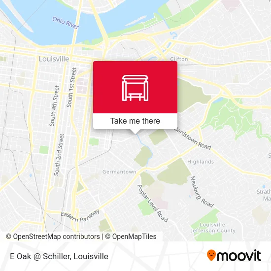 E Oak @ Schiller map