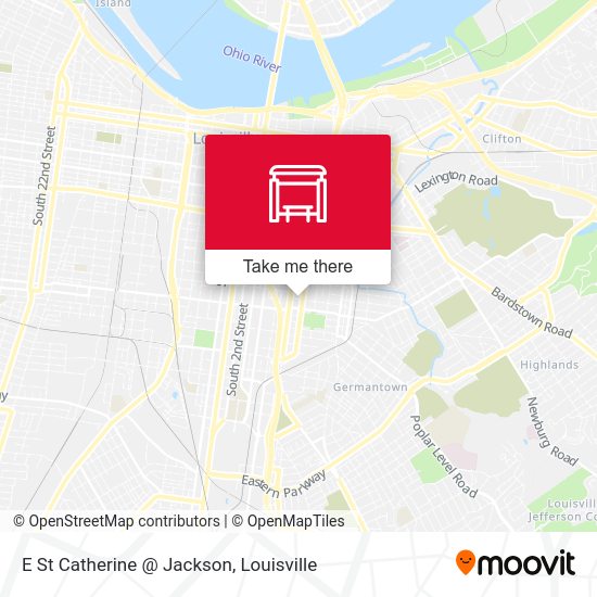 E St Catherine @ Jackson map