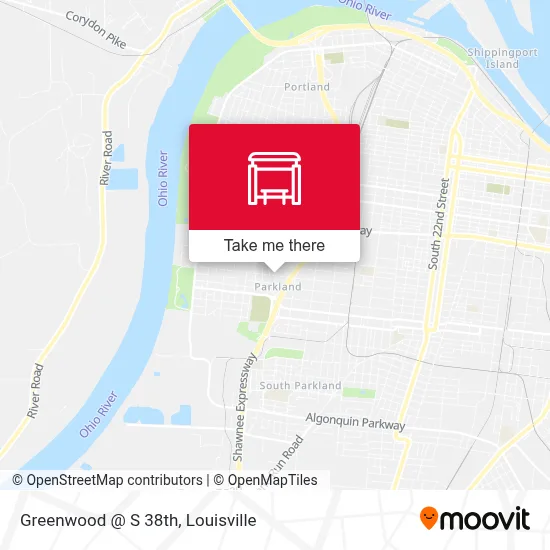 Greenwood @ S 38th map