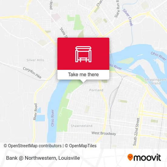 Bank @ Northwestern map