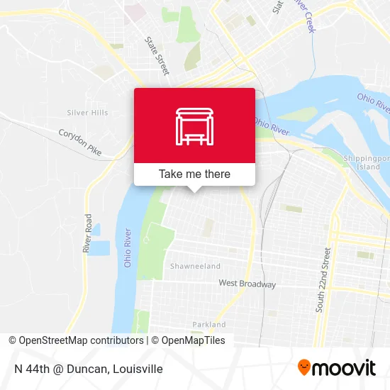 N 44th @ Duncan map