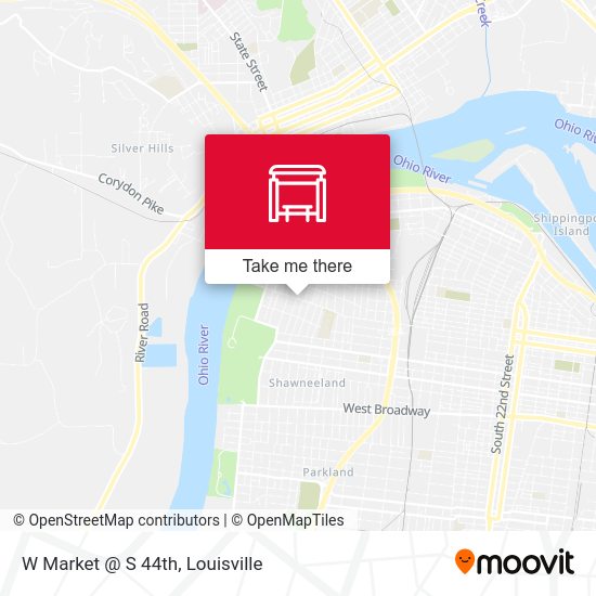 Mapa de W Market @ S 44th