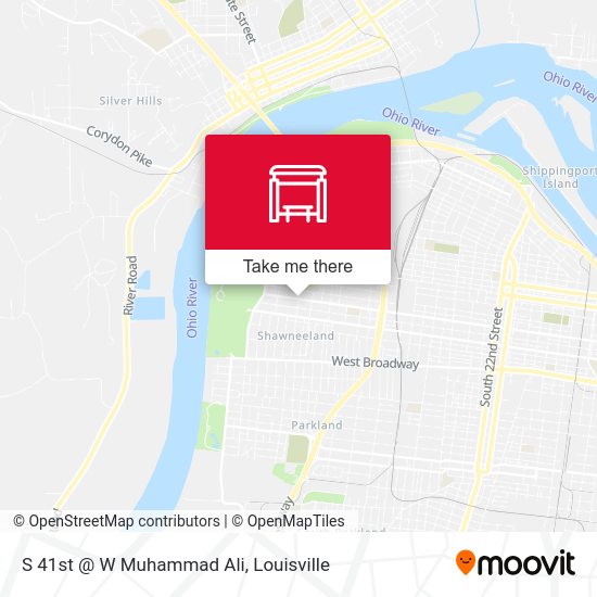 Mapa de S 41st @ W Muhammad Ali