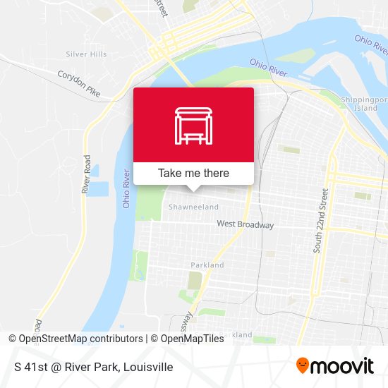 S 41st @  River Park map