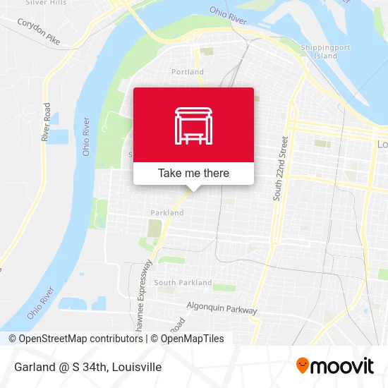 Garland @ S 34th map