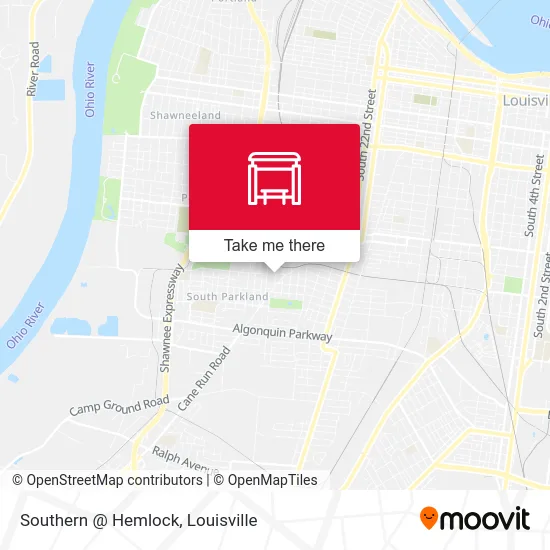 Southern @ Hemlock map