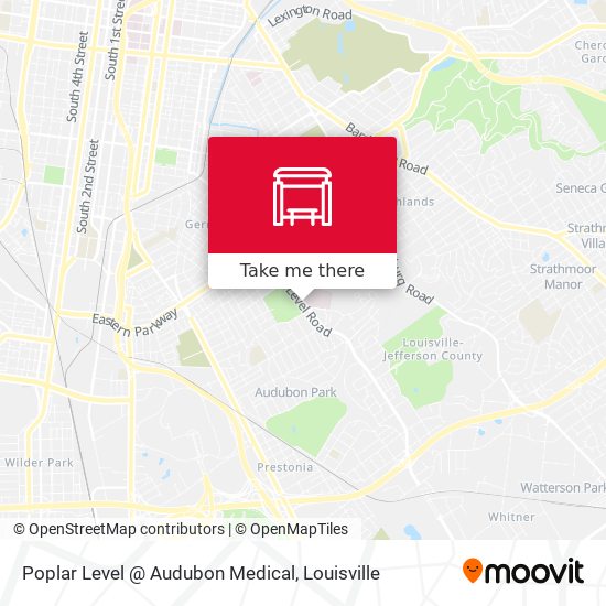Poplar Level @ Audubon Medical map