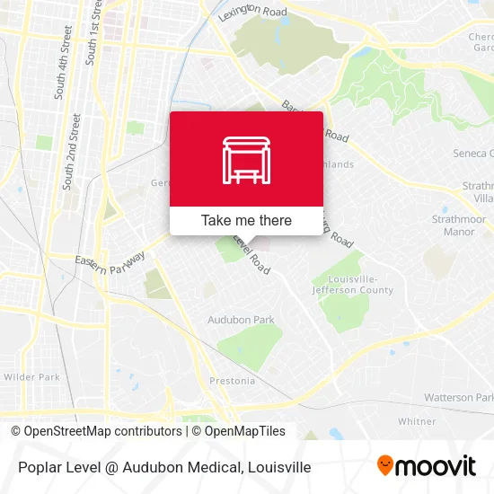 Poplar Level @ Audubon Medical map