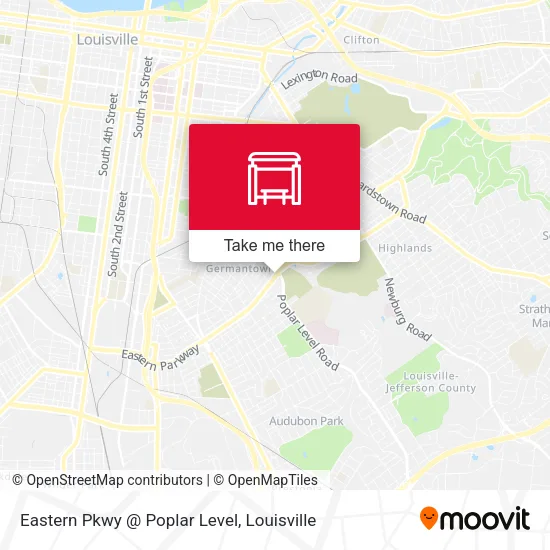 Eastern Pkwy @ Poplar Level map