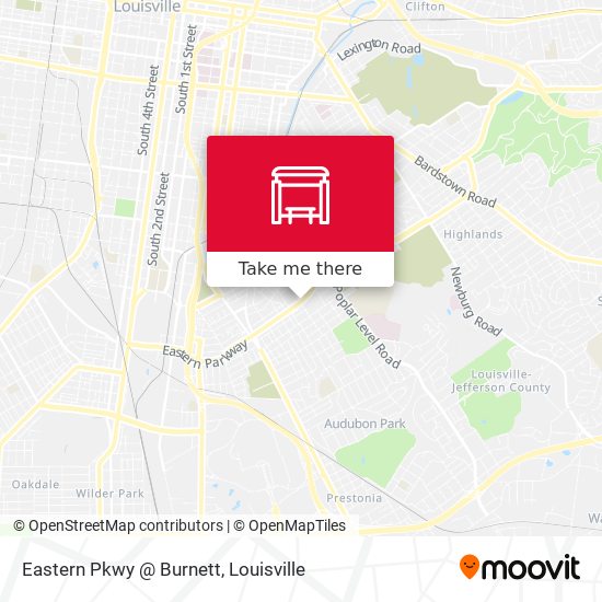 Mapa de Eastern Pkwy @ Burnett