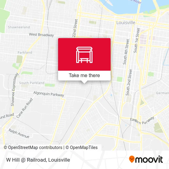 W Hill @ Railroad map