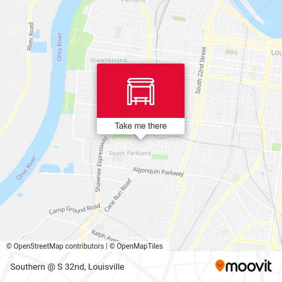 Southern @  S 32nd map