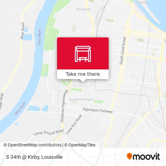 Mapa de S 34th @ Kirby