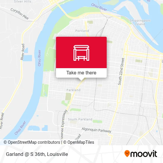 Garland @ S 36th map