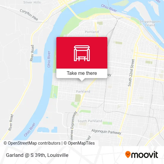 Garland @ S 39th map