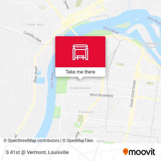 S 41st @ Vermont map