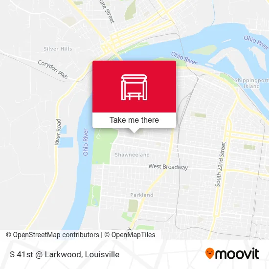 S 41st @ Larkwood map