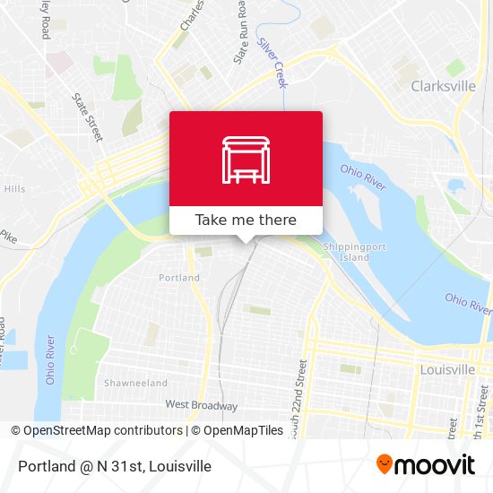 Portland @ N 31st map