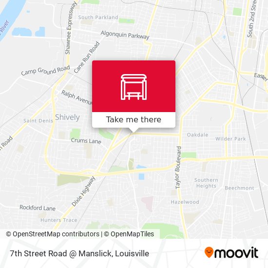 Mapa de 7th Street Road @ Manslick