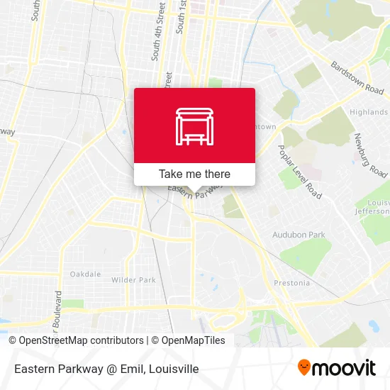 Eastern Parkway @ Emil map