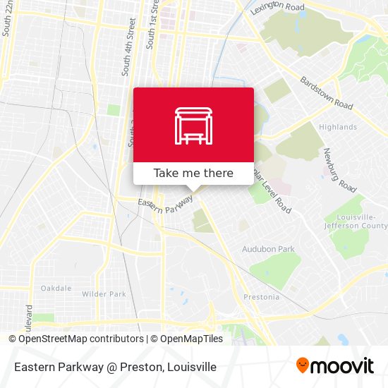 Mapa de Eastern Parkway @ Preston