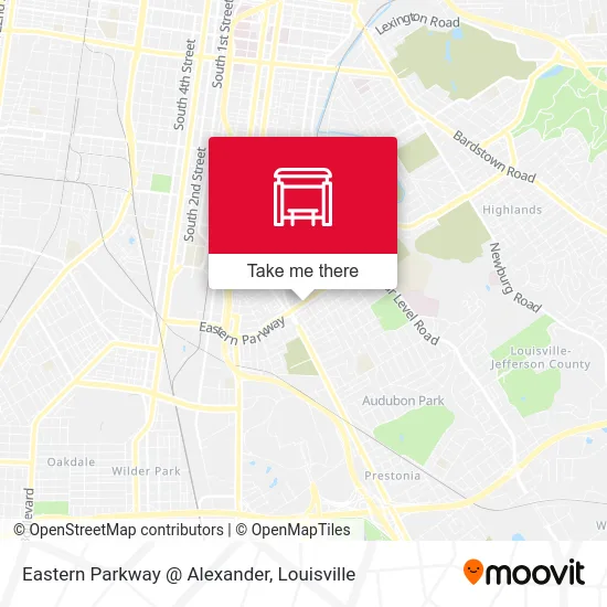 Eastern Parkway @ Alexander map